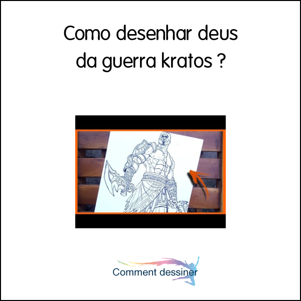 Como desenhar deus da guerra kratos